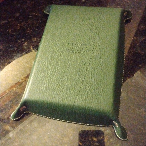 Firenze Italian Leather Dresser Tray - Picture 2 of 5